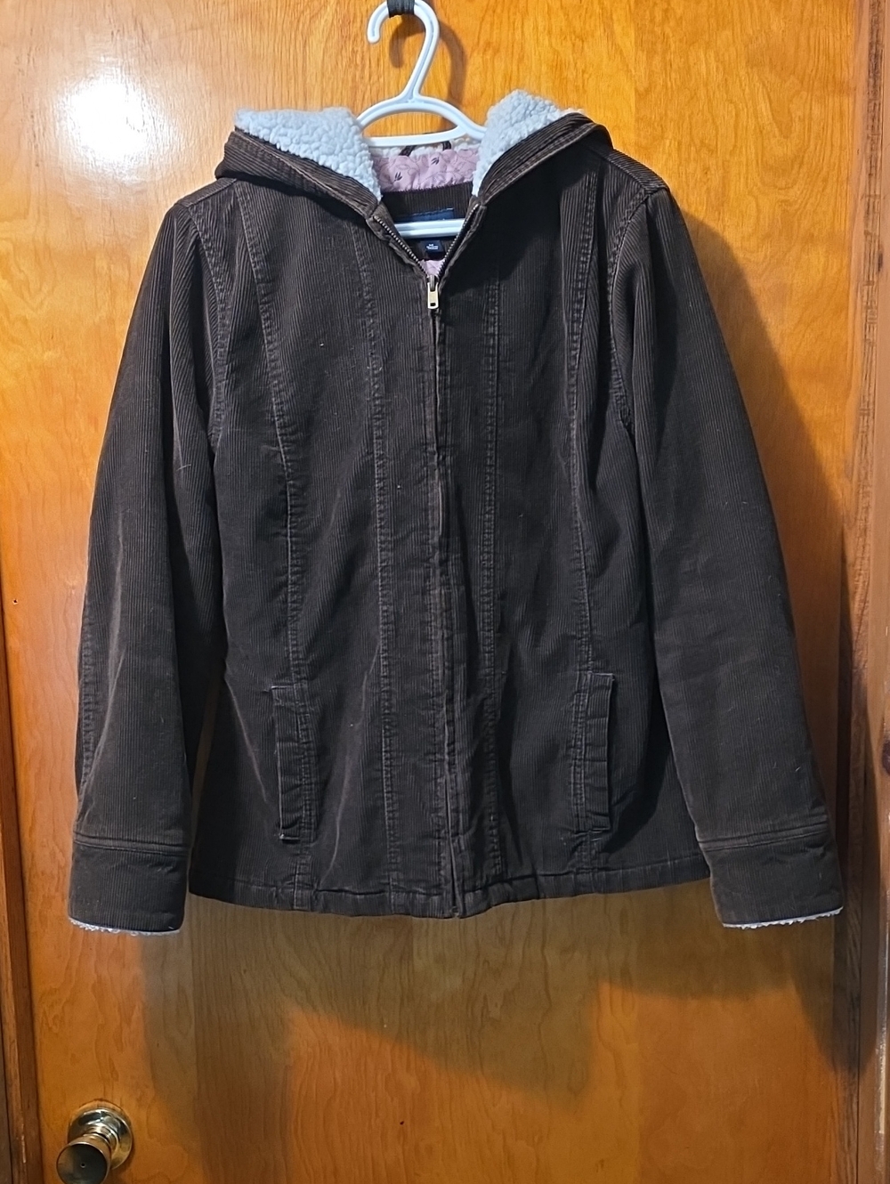 Sonoma Brown Hooded Sherpa-Lined Field Jacket